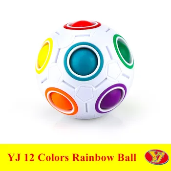 Yongjun liberar el estrés de inteligencia bola mágica de 12 colores del arco iris de bolas para los niños