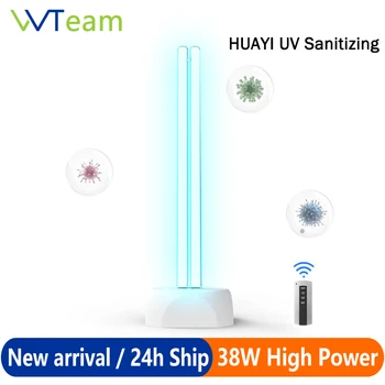 Youpin HUAYI UVC Esterilización de la Lámpara 38 el Poder de Ozono UV de Desinfección del Hogar Tubo Ultravioleta Germicida de la Luz de Control Remoto
