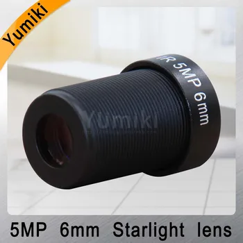 Yumiki M12 CCTV cámara de 5MP 6mm lente F1.5 Longitud Focal de 12 mm Sensor de 1/2.7