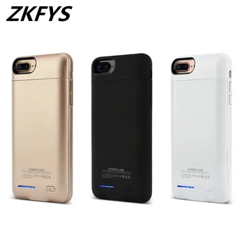 ZKFYS Magnético Cargador de Batería de los Casos Para el iPhone 7 8 6 6S Plus de Carga Caso del Banco del Poder de la Cubierta Para el iPhone 6 6S 7 8 Batería de los Casos