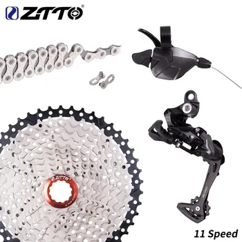 ZTTO 1x11 Grupo de 11 velocidades palanca de velocidades Cambio Trasero Grupo Se Para Bicicleta de Montaña MTB 11speed 1 x 11 kit de 46T 42T 40T 11s Cassette