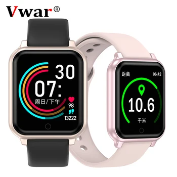 【venta liquidación】 B58 Reloj Inteligente Hombres Mujeres Frecuencia Cardíaca Presión Arterial B57 Más Q9 P68 Smartwatch de Fitness Tracker para iPhone Xiami